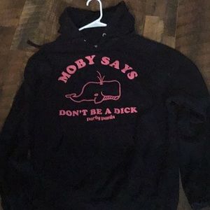 Party Pants Mens hoodie. Size L